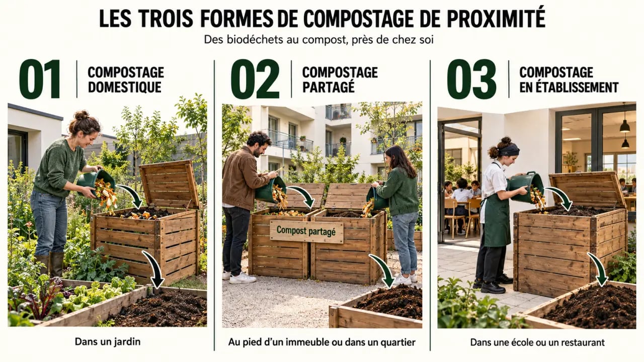 Tous au compost 2026 : les trois formes de compostage de proximité