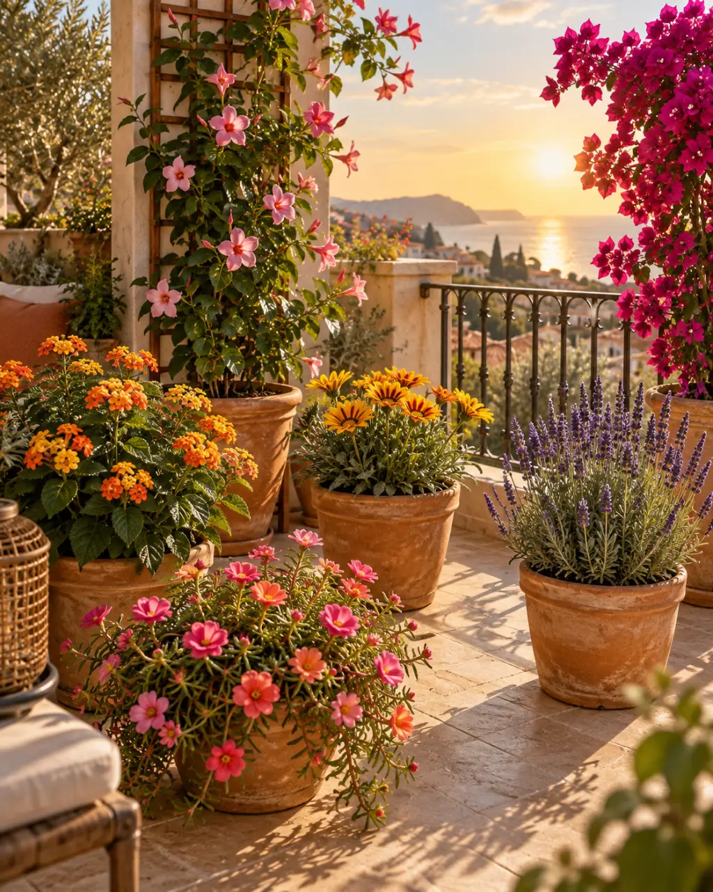 Balcon plein sud : 6 plantes fleuries qui supportent la chaleur avec peu d’arrosage