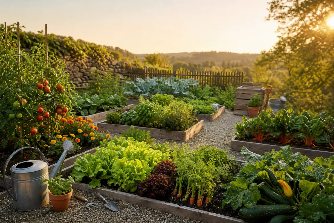 Plan de jardin potager : 5 règles d'or pour maximiser vos récoltes sans effort