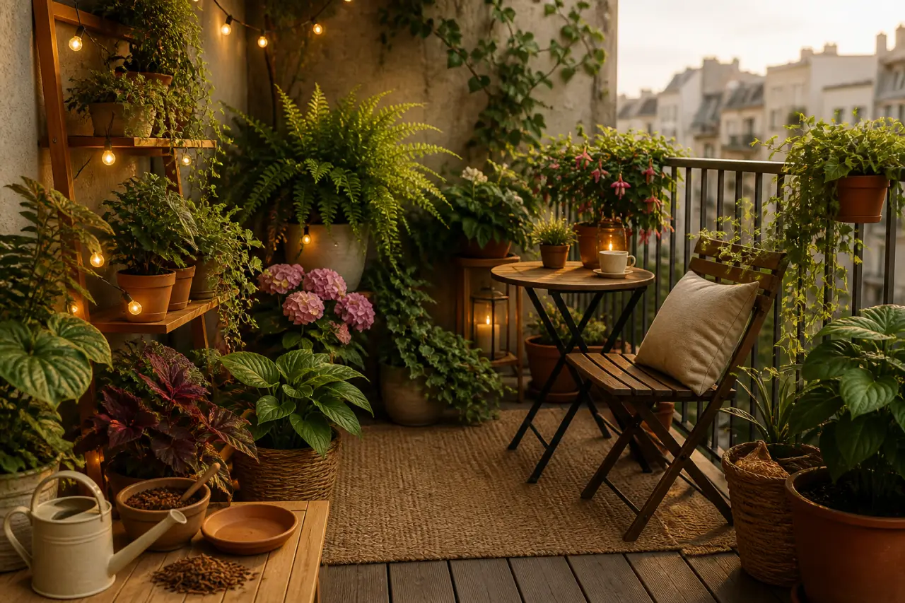 Balcon nord : quelles plantes choisir, comment l’aménager et les entretenir sans soleil direct ?