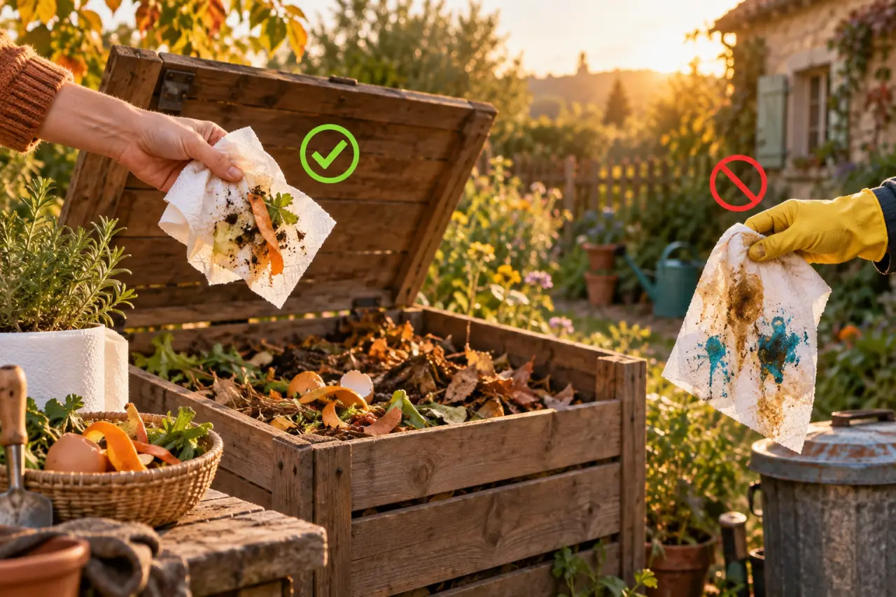 Le sopalin va au compost seulement s’il n’a rien absorbé de toxique