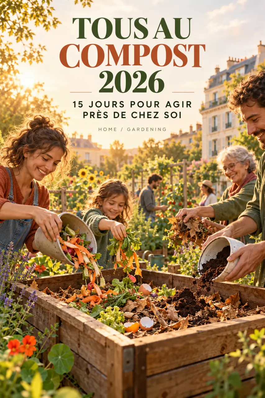 Tous au compost 2026 : 15 jours pour agir près de chez soi
