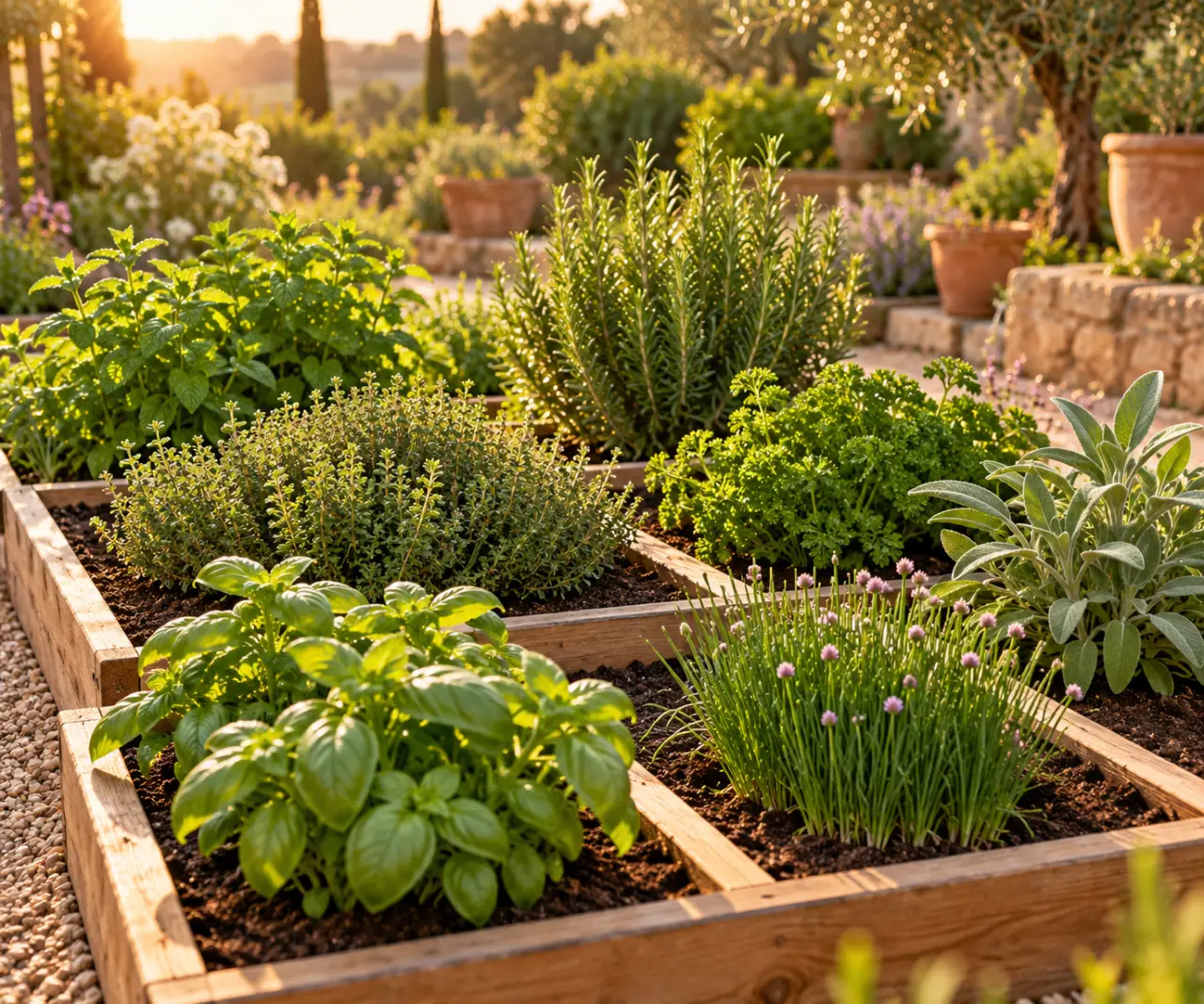 Potager aromatique : séparer les plantes pour mieux les faire pousser