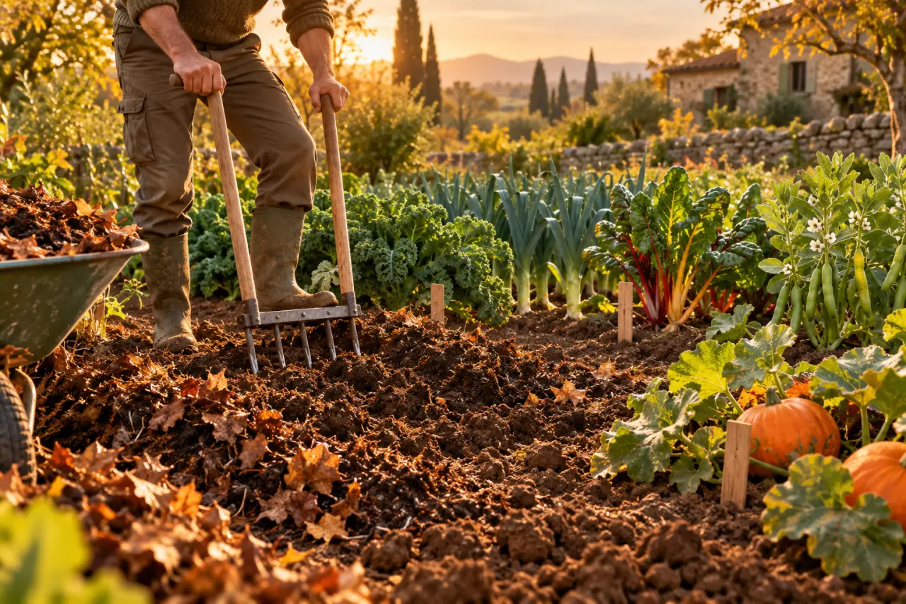 Terre argileuse au potager : l’ameublir sans sable et choisir les bons légumes